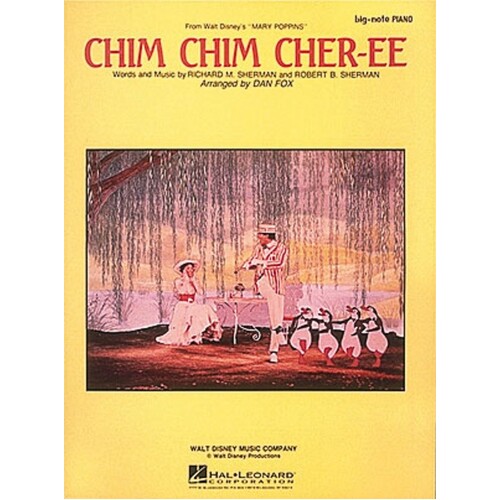 Chim Chim Cheree Big Note Piano 
