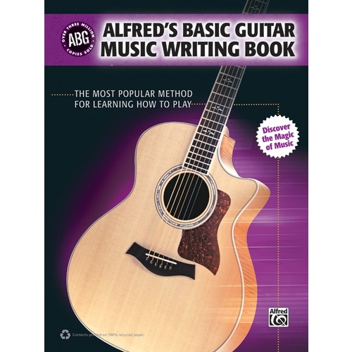 Alfred's Basic Guitar Music Writing Book