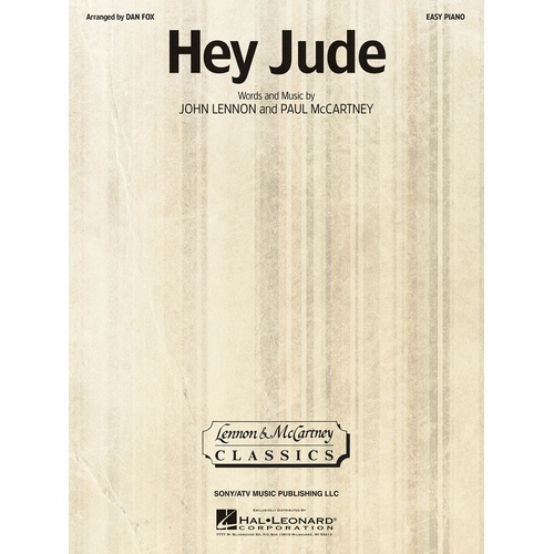 Hey Jude S/S Easy Piano (Sheet Music)