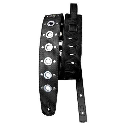 Basso Guitar Strap - Greco Metallic Black VTL-02, Hand-Crafted in Brazil, Limited Edition, 100% Recyclable