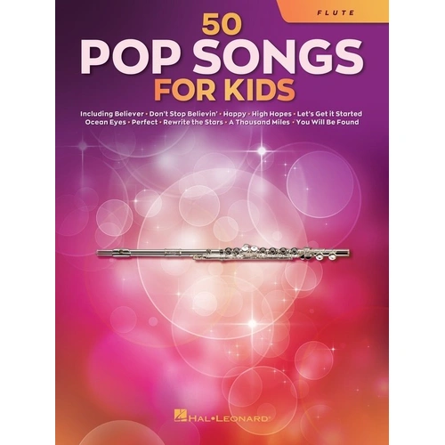 50 Pop Songs for Kids for Flute - Hal Leonard - 72 Pages - Instrumental Folio