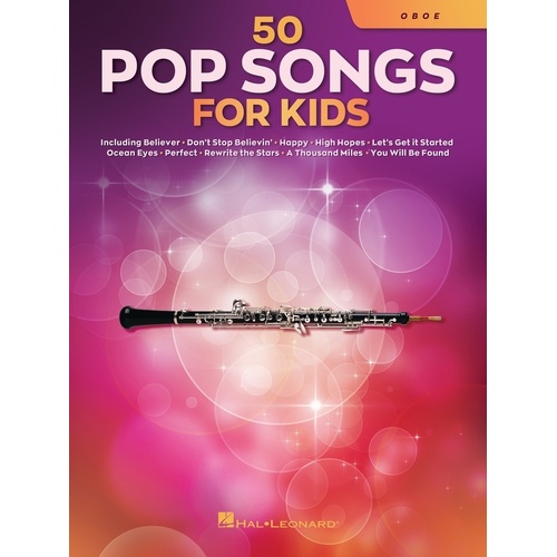 50 Pop Songs For Kids For Oboe
