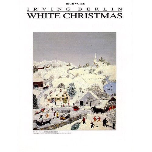 White Christmas High Voice (Single Music Sheet) 