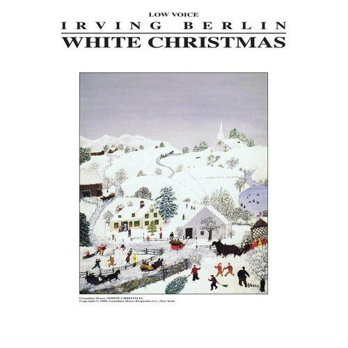 White Christmas Low Voice (Single Music Sheet) (C/R) 