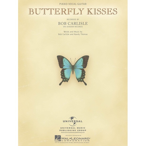 Bob Carlisle - Butterfly Kisses PVG Single Sheet