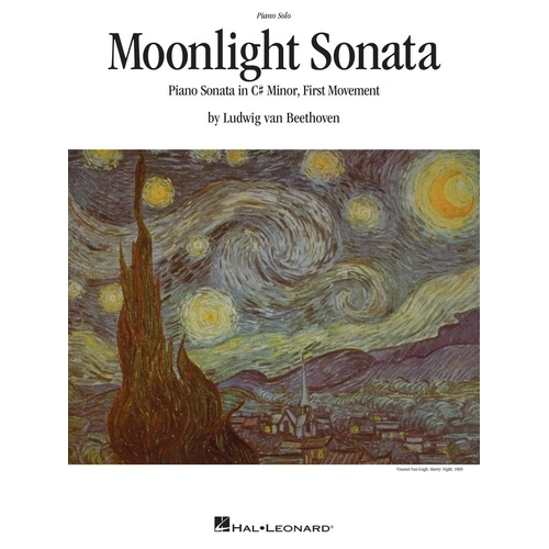 Moonlight Sonata 1st Movement Piano Solo Sheet Music by Hal Leonard