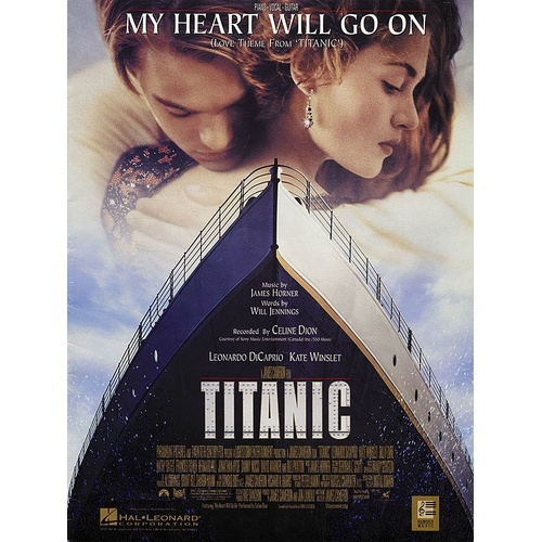 My Heart Will Go On PVG Sheet Music for Voice, Piano & Guitar
