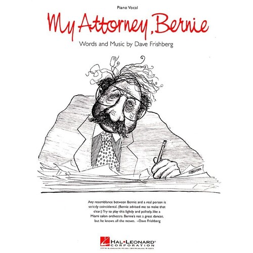 My Attorney Bernie S/S PVG (Sheet Music)