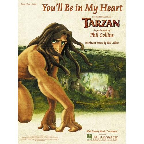 You'll Be In My Heart From Tarzan PVG (Sheet Music)