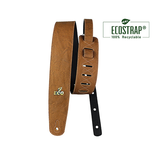 EcoStrap Vegan Guitar Strap - 100% Recyclable Whiskey ECO-03