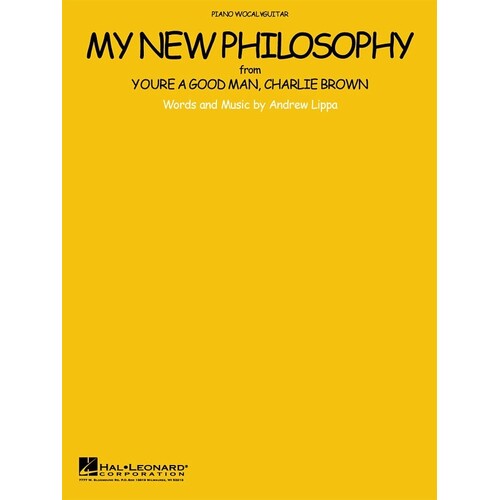 My New Philosophy From You're A Good Man S/S PVG (Sheet Music)
