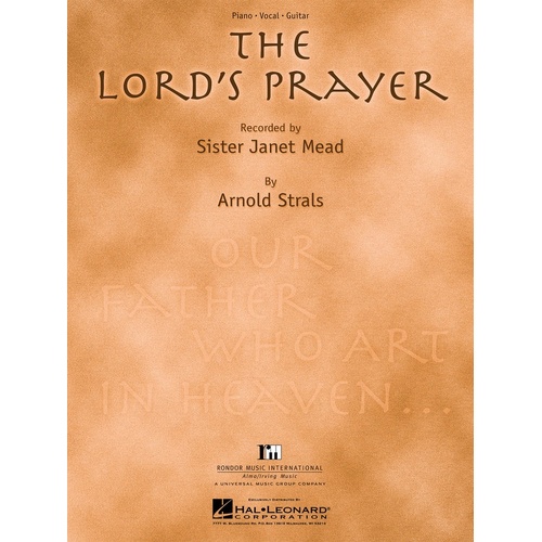 Lords Prayer Arr Sr Janet Mead PVG S/S (Sheet Music)