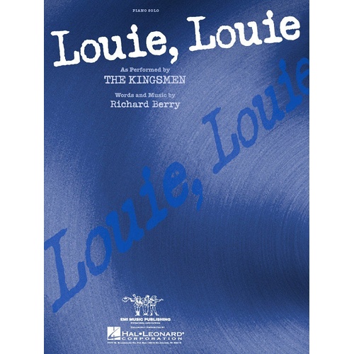 Louie Louie Ps (Sheet Music)