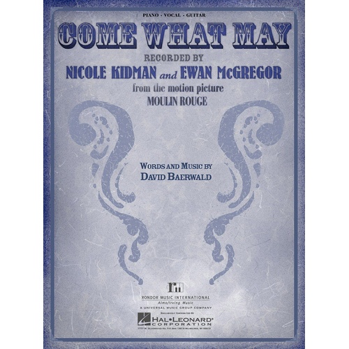 Come What May (Moulin Rouge) S/S PVG (Sheet Music)
