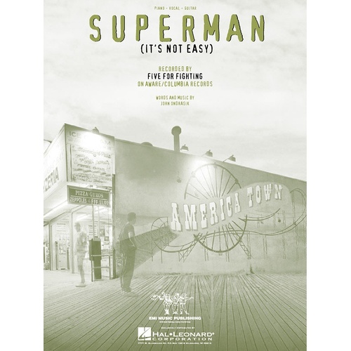 Superman (Its Not Easy) PVG (Sheet Music)