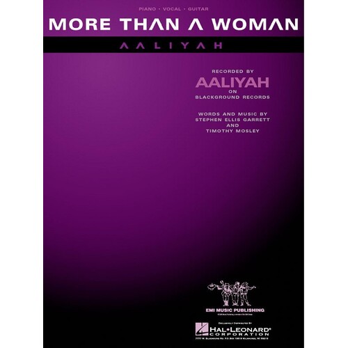 More Than A Woman PVG (Sheet Music)