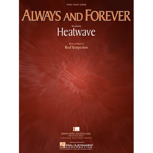 Always And Forever PVG (Sheet Music)