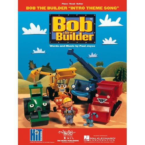 Bob The Builder PVG (Sheet Music)