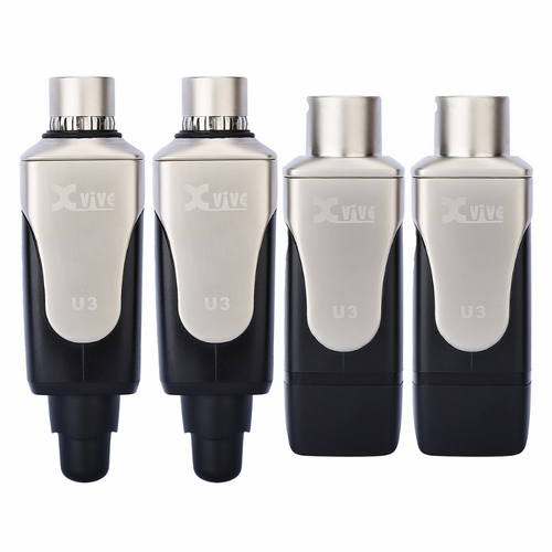 XVIVE U3D Dual Mic Speaker Wireless 2.4GHz for Mixer to PA Speakers Connection