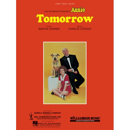 Tomorrow From Annie Single Sheet