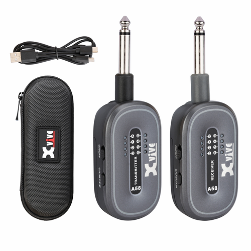 XVIVE A58 BK 5.8GHz Wireless System for Guitar and Bass