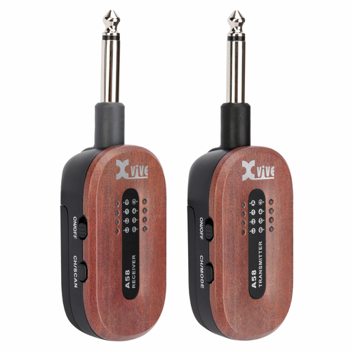 XVIVE A58 Mahogany Wireless 5.8GHz Digital System for Guitar and Bass