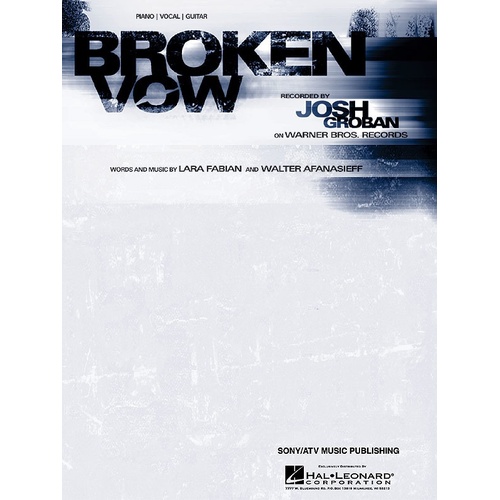 Broken Vow PVG S/S (Sheet Music)