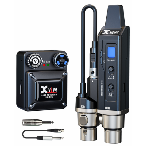 XVIVE U45D 5.8GHz Stereo Wireless In-Ear Monitor with Case