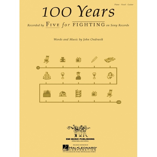 100 Years S/S PVG (Sheet Music)