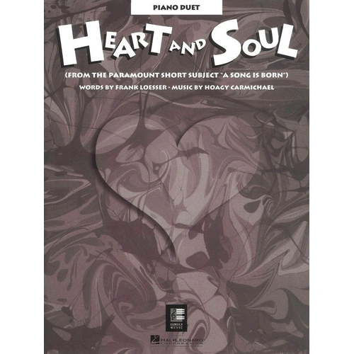 Heart and Soul Piano Duet Sheet Music by Hal Leonard - 8 Pages