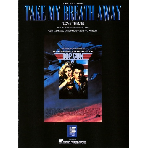 Take My Breath Away PVG Single Sheet