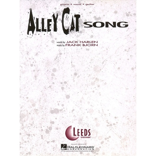 Alley Cat Song PVG (Sheet Music)