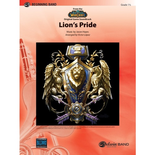 Lions Pride From World Of Warcraft Concert Band Gr 1