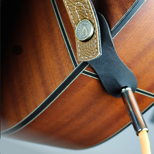 EcoStrap Endpin Strap Link EcoQRV10 - Black Vegan Recyclable Guitar Strap