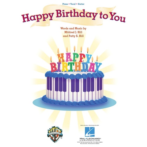 Happy Birthday To You S/S PVG (Sheet Music)