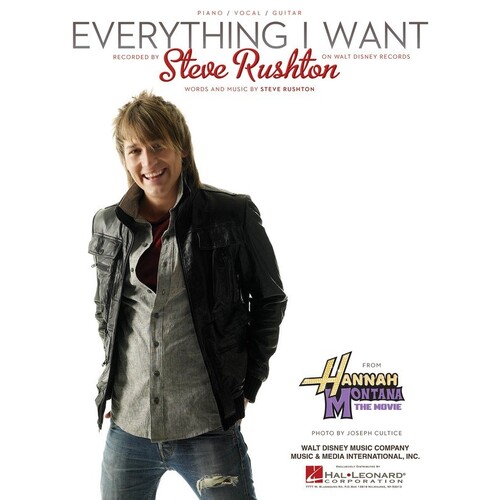 Everything I Want From Hannah Montana Movie (Single Music Sheet) (Sheet Music)