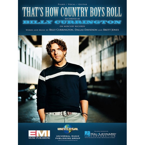 Thats How Country Boys Roll S/S PVG (Sheet Music)