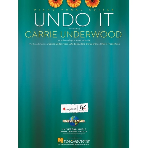 Undo It S/S PVG (Sheet Music)