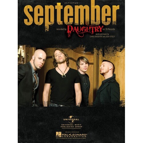 September S/S PVG (Sheet Music)