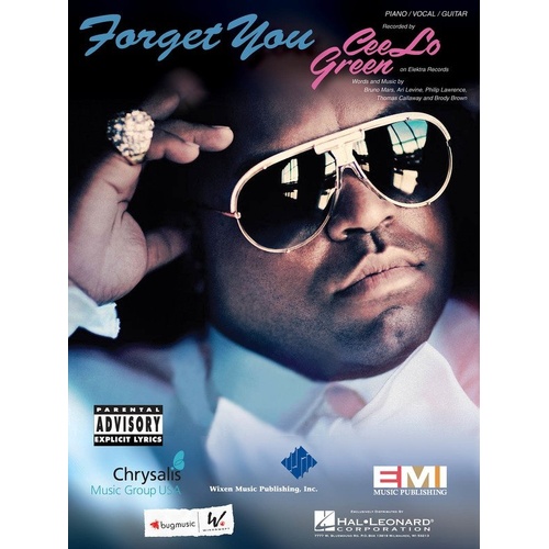 Forget You Sheet Music for Piano, Vocal & Guitar - Cee Lo Green - 12 Pages