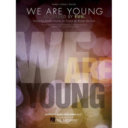 We Are Young PVG S/S (Sheet Music)