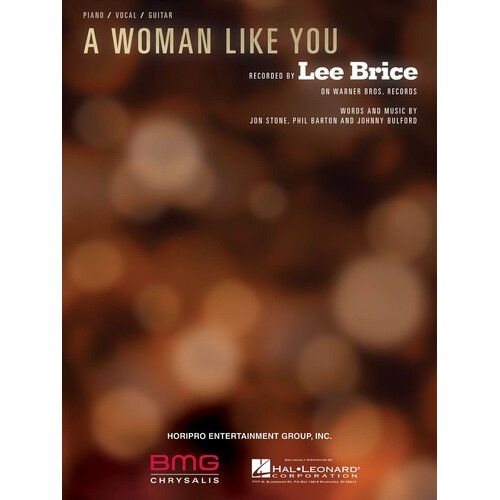 Woman Like You S/S PVG (Sheet Music)