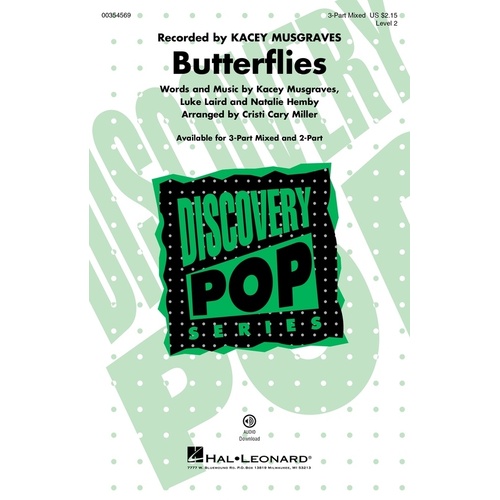 Butterflies 3 Part Mixed