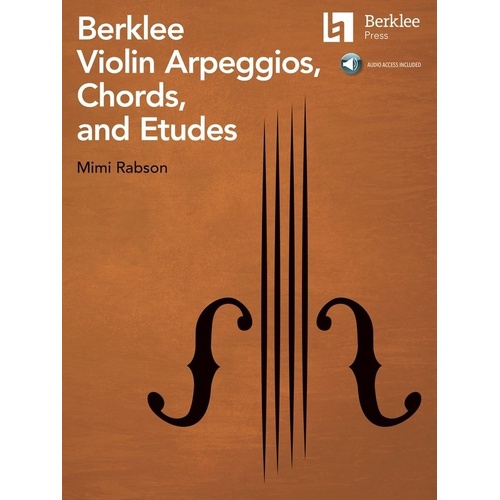 Berklee Violin Arpeggios, Chords, and Etudes Book