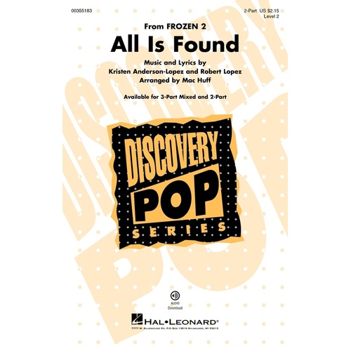All Is Found (From Frozen 2) 2 Part