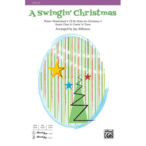 A Swingin Christmas SSA - Choral Sheet Music for 3 Part Treble/SSA