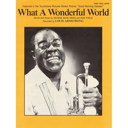 What a Wonderful World Piano Vocal Guitar Songbook by Hal Leonard