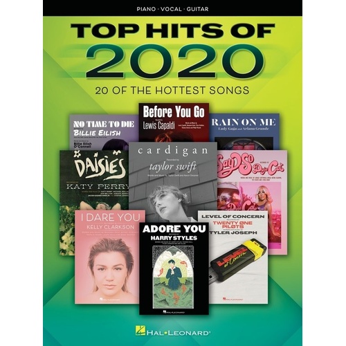 Top Hits of 2020 Piano, Vocal & Guitar Songbook