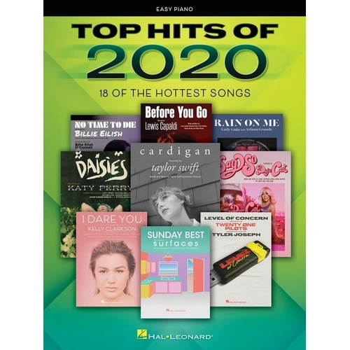 Top Hits of 2020 Easy Piano Songbook