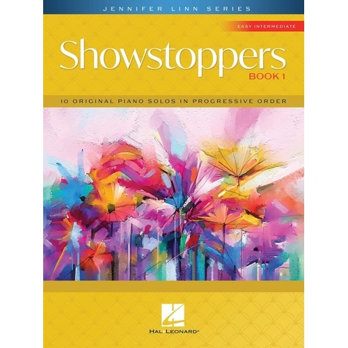 Jennifer Linn - Showstoppers Book 1 for Piano, 24 Pages, Easy Intermediate Level, Hal Leonard Series